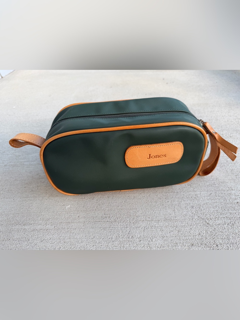 Jon Hart Design Green Travel Toiletry Bag Dopp Kit Personalized Jones USA